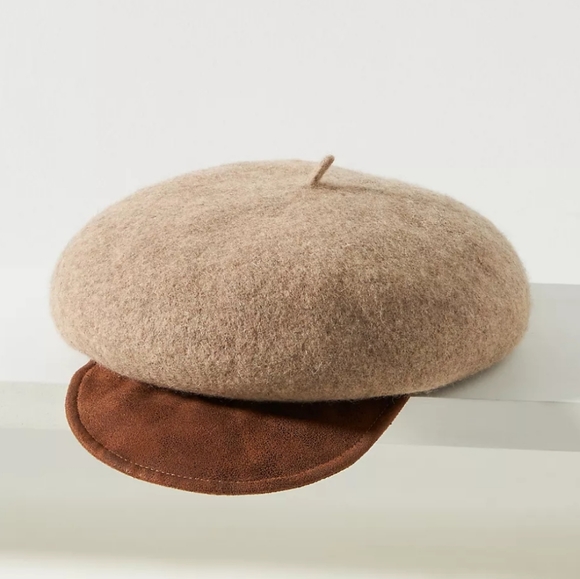 Anthropologie Trimmed Wool Newsboy Cap main image 8